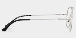 Chaima Silver Aviator Glasses3