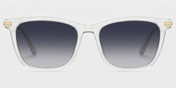Selena Clear Rectangle Sunglasses0
