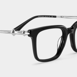 Reese Black Square Glasses6