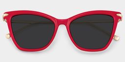 Hilary Red Butterfly Sunglasses1