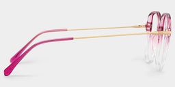 Payton Bright-Pink Geometric Glasses3