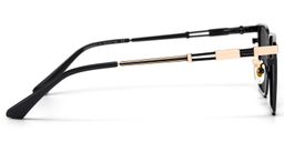 Finn Black Rectangle Sunglasses3