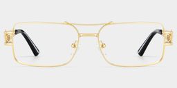 Eric Gold Aviator Glasses1
