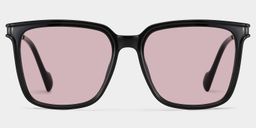 Zeyna Black Square Sunglasses0