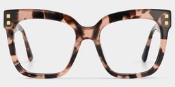 Minguela Pink-Tortoise Square Glasses2