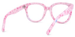 Harrell Pink Square Glasses5