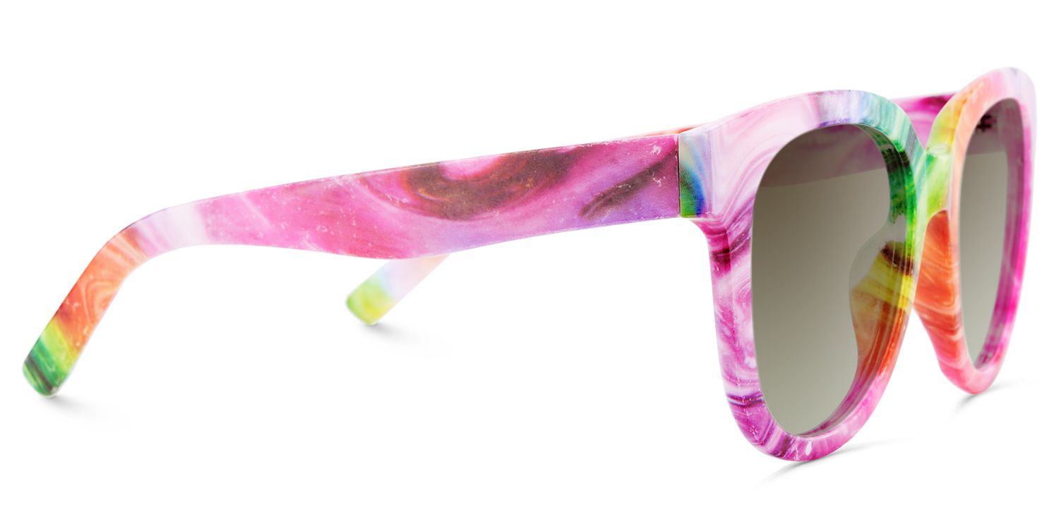 Harrell Square Multicolor Frame Sunglasses Online Sale | ZEELOOL3