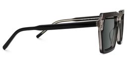 Ferguson Black Geometric Sunglasses2