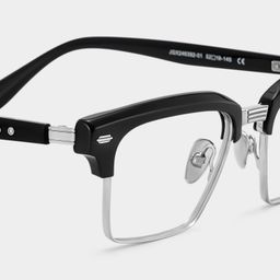 Landon Silver Browline Glasses5