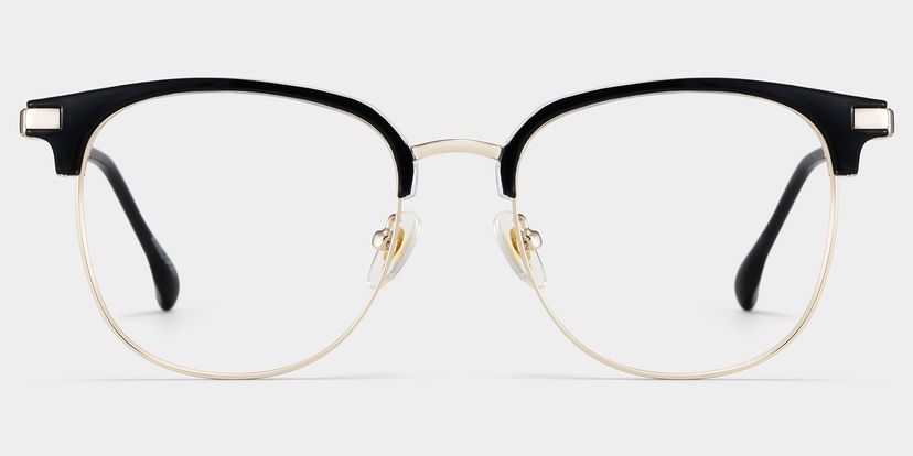 Naranjo Black Browline Glasses