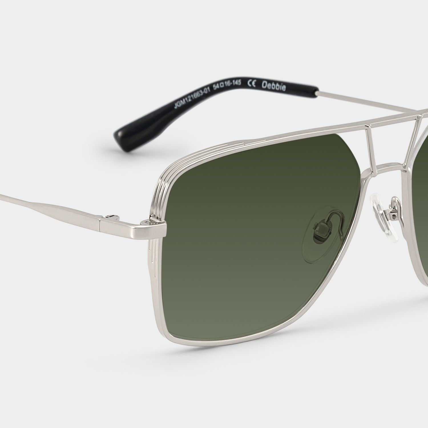 Debbie Metal Silver Aviator Frame Sunglasses | ZEELOOL5
