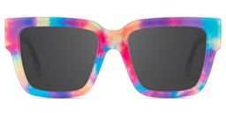 Pop Colorful Rectangle Sunglasses0