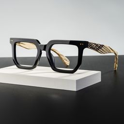 Shontay Black Square Glasses0
