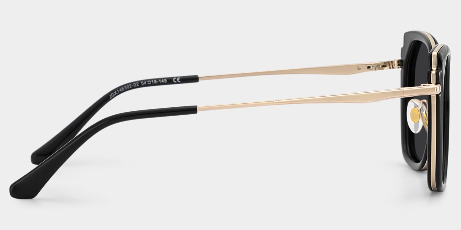 Murcia Square Black Frame Sunglasses Online Sale | ZEELOOL3