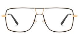 Bowdry Black Aviator Glasses1
