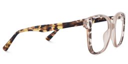 Siner Khaki Tortoise Square Glasses5