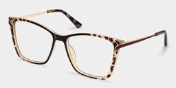 Tricee Tortoise Square Glasses3