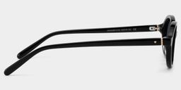 Everly Black Oval Sunglasses3