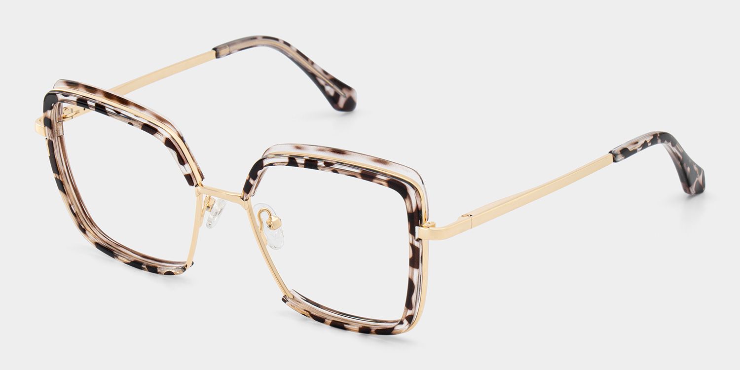 Cordaro Square Clear Tortoise Lightweight Glasses | ZEELOOL3