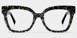 Renata Black Square Glasses1