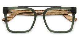 Pascal Green Aviator Glasses2