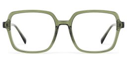 Ember Green Square Glasses1