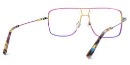 Bowdry Iridescent Aviator Glasses5