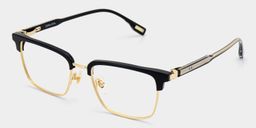 Audrey Black Browline Glasses3