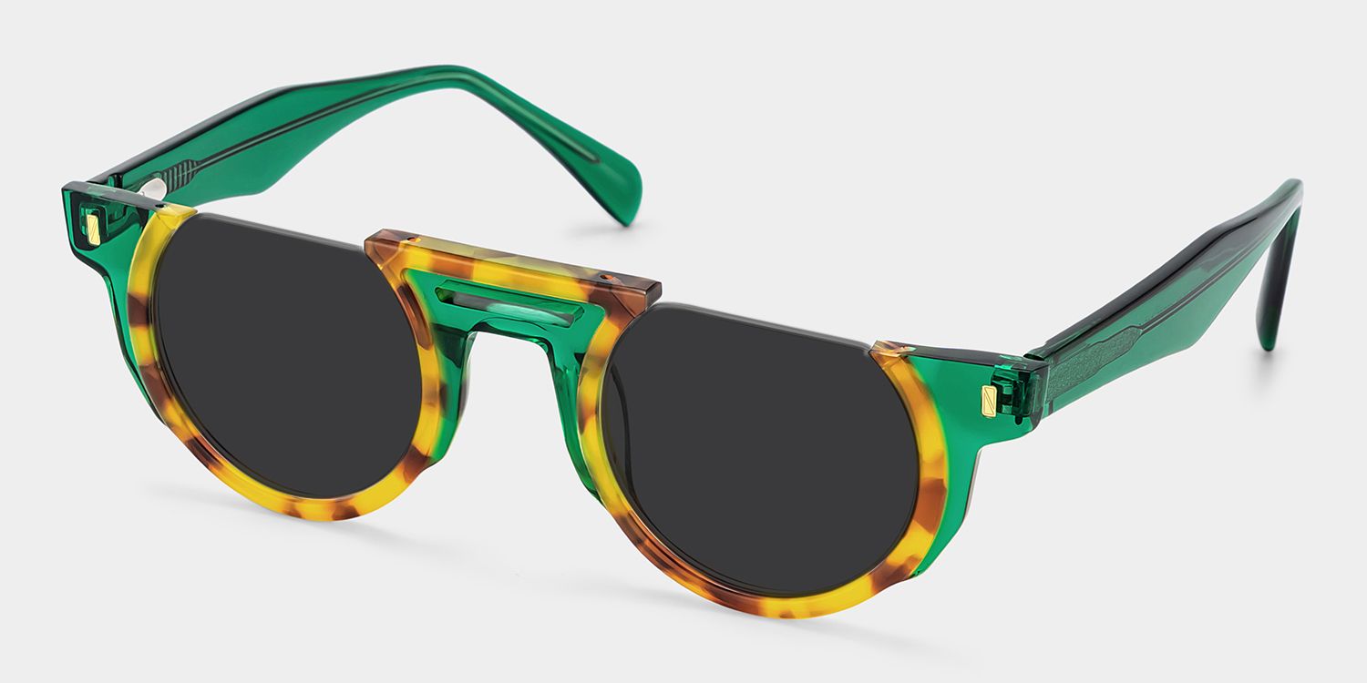 Mastin Round Tortoise Frame Sunglasses Online Sale | ZEELOOL2