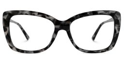 Edna Gray-Tortoise Cat eye Glasses0
