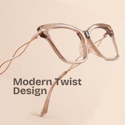 Mason Beige Cat eye Glasses1