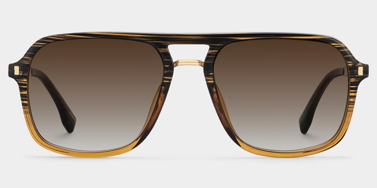 Kilworth Brown Aviator Sunglasses