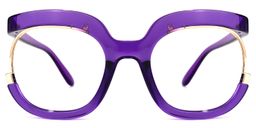 Darice Purple Round Glasses0