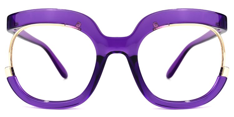 Darice Purple Round Glasses