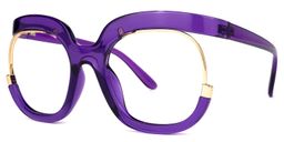 Darice Purple Round Glasses1
