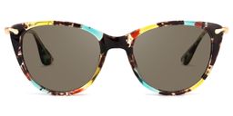 Clement Cat Eye Floral Sunglassesw0