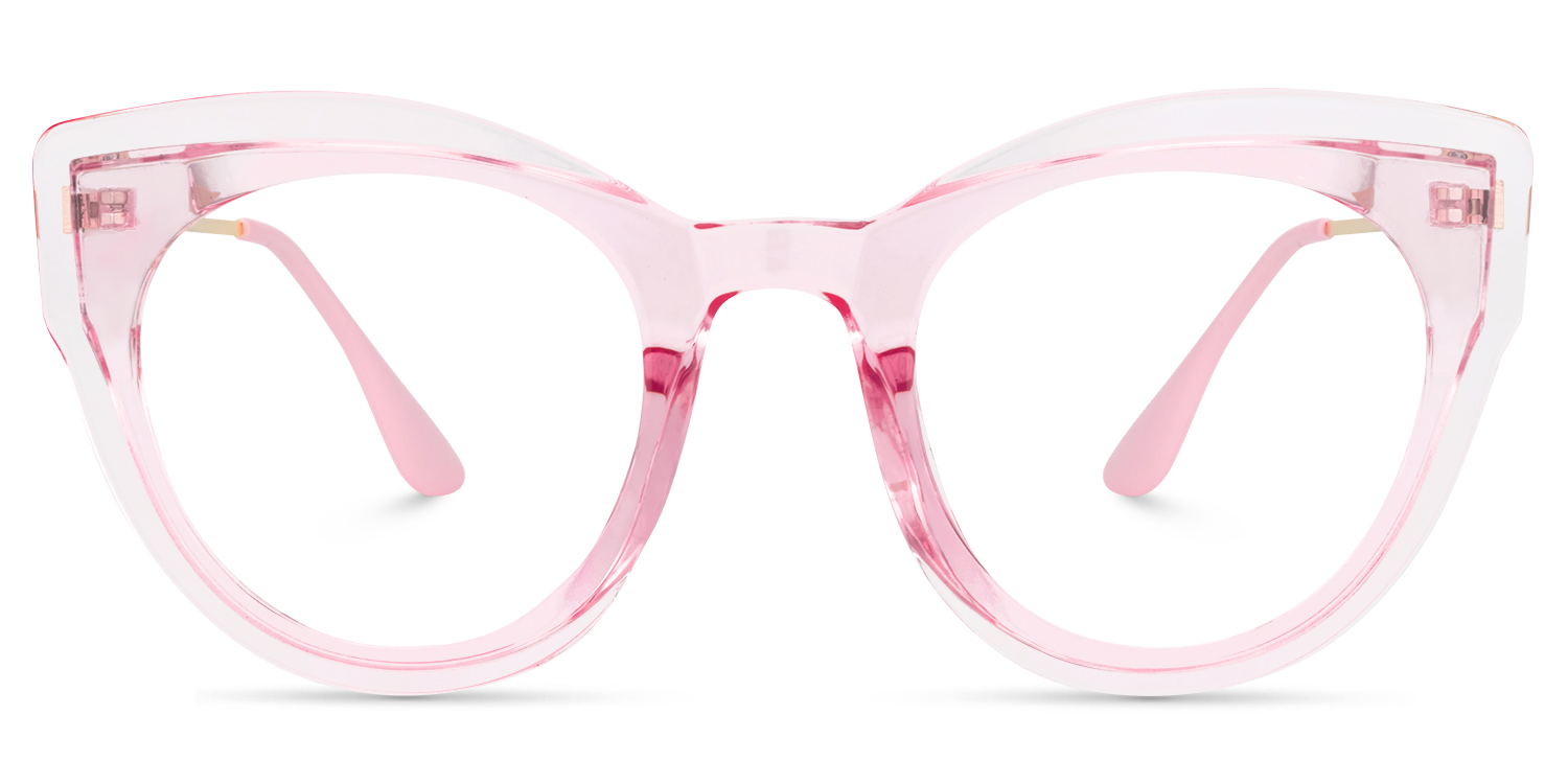 Cat Eye Pink Glasses | Zeelool Glasses0