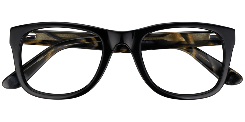 Rectangle Black Glasses1