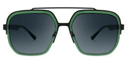 Ace Green Aviator Sunglasses0