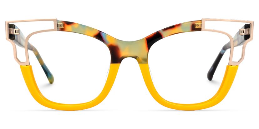 Rhoden Yellow Cat eye Glasses