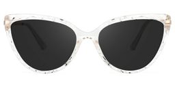Lucas Clear Cat eye Sunglasses0