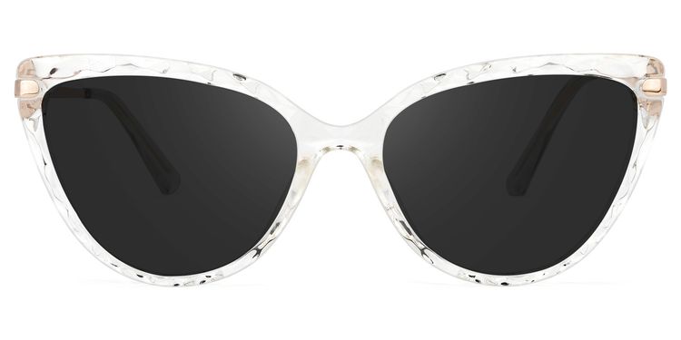 Lucas Clear Cat eye Sunglasses