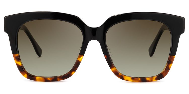 Xion Tortoise Square Sunglasses