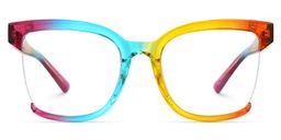 Cadogan Colorful Square Glasses0