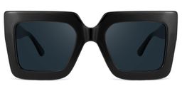 Brandon Black Square Sunglasses0
