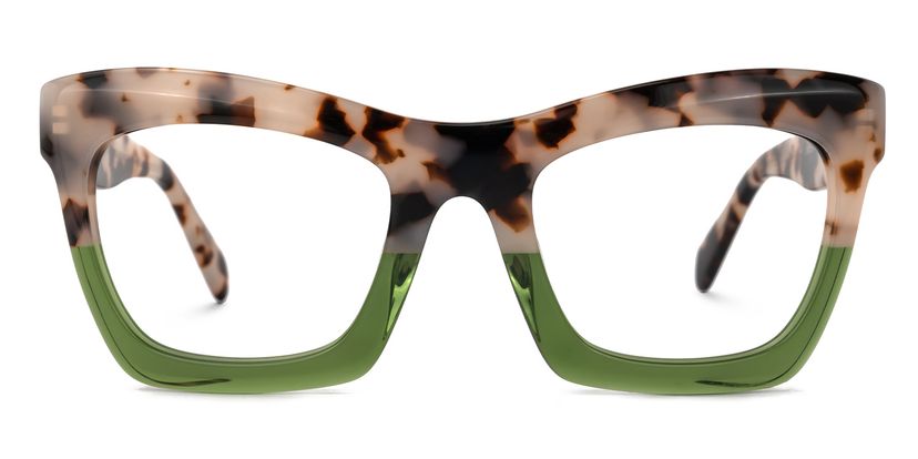Benitez Two-Tone Square Glasses