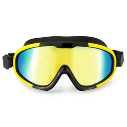 Elaine Yellow Anti-frog Swimming Goggles0