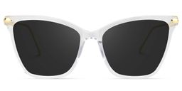Hilary Clear Butterfly Sunglasses0