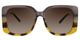 Nancy Square Dark-Gray Sunglasses0