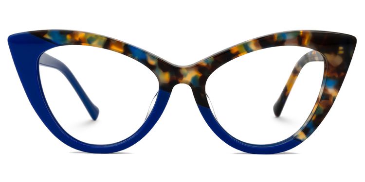 Maxine Blue Cat eye Glasses